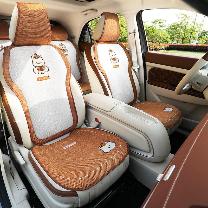 Geely Galaxy E5 Starship 440KM Cotton Linen Seat Covers & Cushions for All Seasons