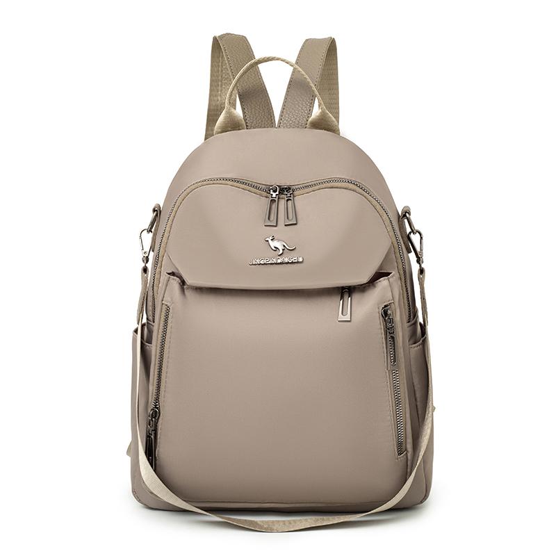 Nylon Backpack Women's Commuter Dual-Purpose Shoulder Bag Large Capacity Travel Backpack