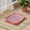 Indoor Dog Potty with Mesh Panel Easy to Clean Indoor Dog Potty Tray Puppy Training Toilet Fast Drainage Pet Supplies