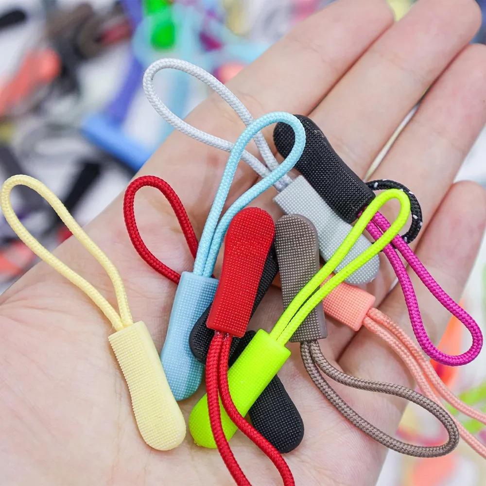 10 Stück Reißverschluss-Kordelanhänger Endstück Passform Seilanhänger Ersatzclip für Reißverschluss Reisetasche Koffer Zelt Rucksack - Defekter Schnallen-Reparaturteil