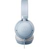 Audio-Technica ATH-S120C On-Ear Wired Headphones, 1.2m Cable, USB Type-C Connector, Microphone, Remote Control, Lightweight, Compact, Compatible with