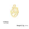 5 pieces/pack Mini Cat Flower Jewelry Owl Cherry Star Heart shaped Bow Stainless Steel Pendant DIY Necklace Bracelet Jewelry