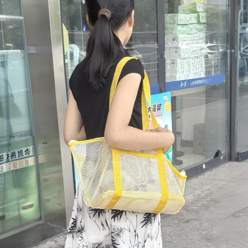 Portable Foldable Pet Carrier Breathable Mesh Crossbody Tote for Kittens Small Dogs Travel Vet Appointment