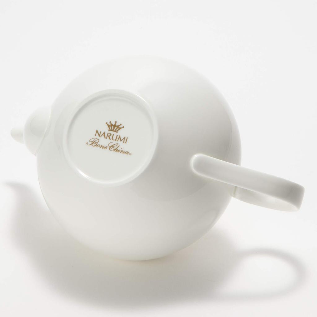 NARUMI Teapot, Styles Cool Coupe, White, 1180cc, 51326-4663