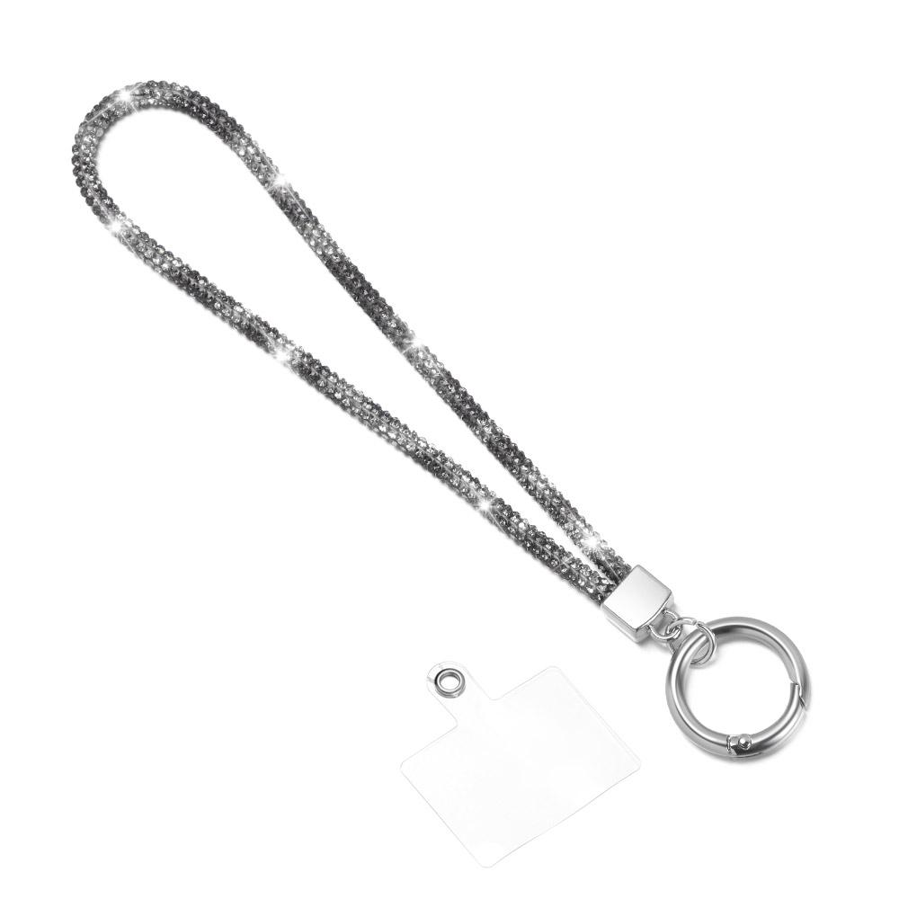 Glitter Rhinestone Phone Lanyard Phone Crystal Wrist Straps Keychain Hanging Anti-lost Rope