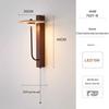 Wabi-Sabi Style Japanese Walnut Wall Lamp for Living Room, Bedroom, Hotel Entrance, or Corridor.