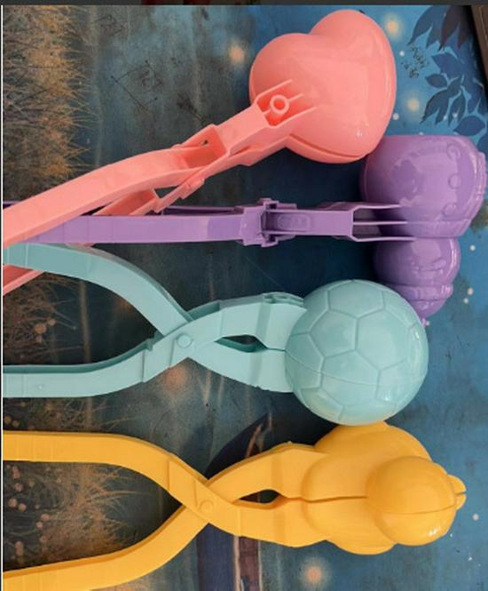 

Милая заколка-снежок: Детский зимний инструмент для игры в снежки и лепки снеговика с формочкой в виде утки. Snowman