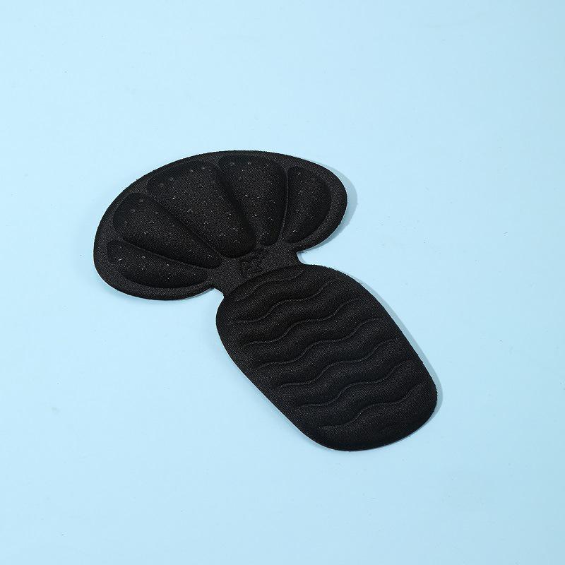 

Обновленные гелевые накладки на пятку Т-образной формы: Женские нескользящие накладки на пятку против натирания для высоких каблуков чёрный