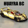 1:Escala 24 Pagani Huayra BC Zonda HP Carro Brinquedo Modelo Metal Fundido Miniatura Veículos com Luz e Música Modelos Ornamento de Hobby Presentes
