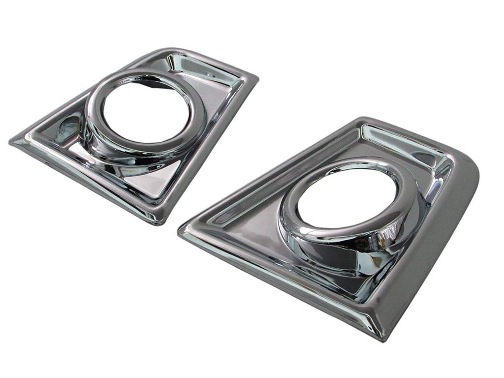 BRIGHTZ Chrome Fog Light Covers for Wagon R Stingray Compatible with 55 Wagon R Stingray Part Number 26787 MH35S/MH55S [FOG-COV-237] MH, MH35, MH55,