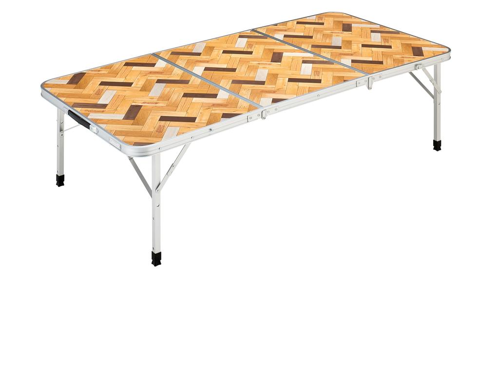 COLEMAN Natural Puzzle Height 30kg Weight Antibacterial Table/150 - Outdoor, Camping, BBQ, Picnic, Foldable, Adjustable, Family/Group Use, Capacity,