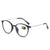 Round Anti Blue Light Reading Glasses Presbyopic Eyeglasses Computer Prescription Eyewear with Degree +1.0~+4.0 Oculos De Grau