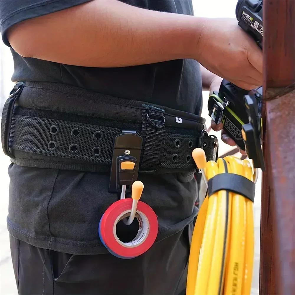 360 ° Rotation Belt Tool Hook Multifunctional Portable Electrician Carpenter Electric Tool Adhesive Tape Accessories Hook