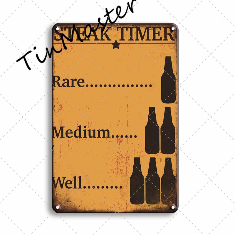 Popular Beer Metal Poster Sign Vintage Pub Bar Signs Plaque Metal Sign Home Wall Decor Restaurant Kitchen Room Decoration
