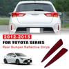 Car Rear Bumper Reflectors Replacement for TOYOTA for AURIS 2012-2015 81920-02090 81920-12140 Left Right Car Accessories