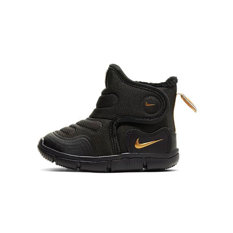 (TD) Nike Novice Boot  Black Metallic Gold  Baby AV8338-001 EU 22