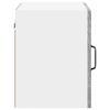 Wall Mounted Glass Cabinet PORTO Grey Sonoma 40 x 31 x 40 cm