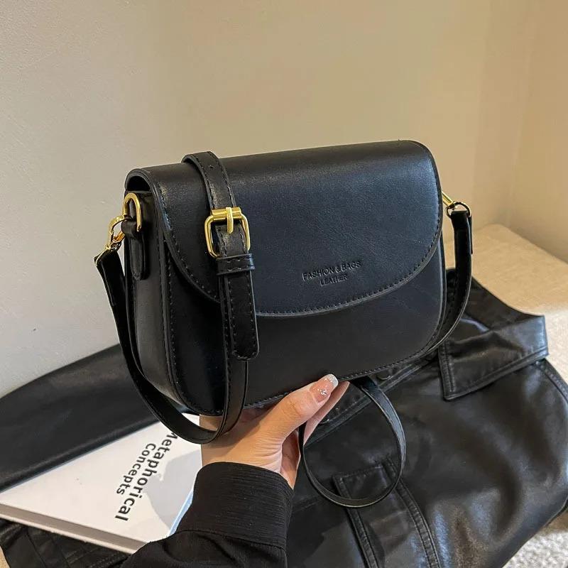 Popular Women Shoulder Bags New Style Crossbody Bag for Ladies College Shopper Phe Purse Simple Color Pouch