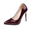 Large Size European and American Style Fine Heel High Heel Shallow Mouth Pointed Head Thin Professional Women's Single Shoes Four Seasons High Heels