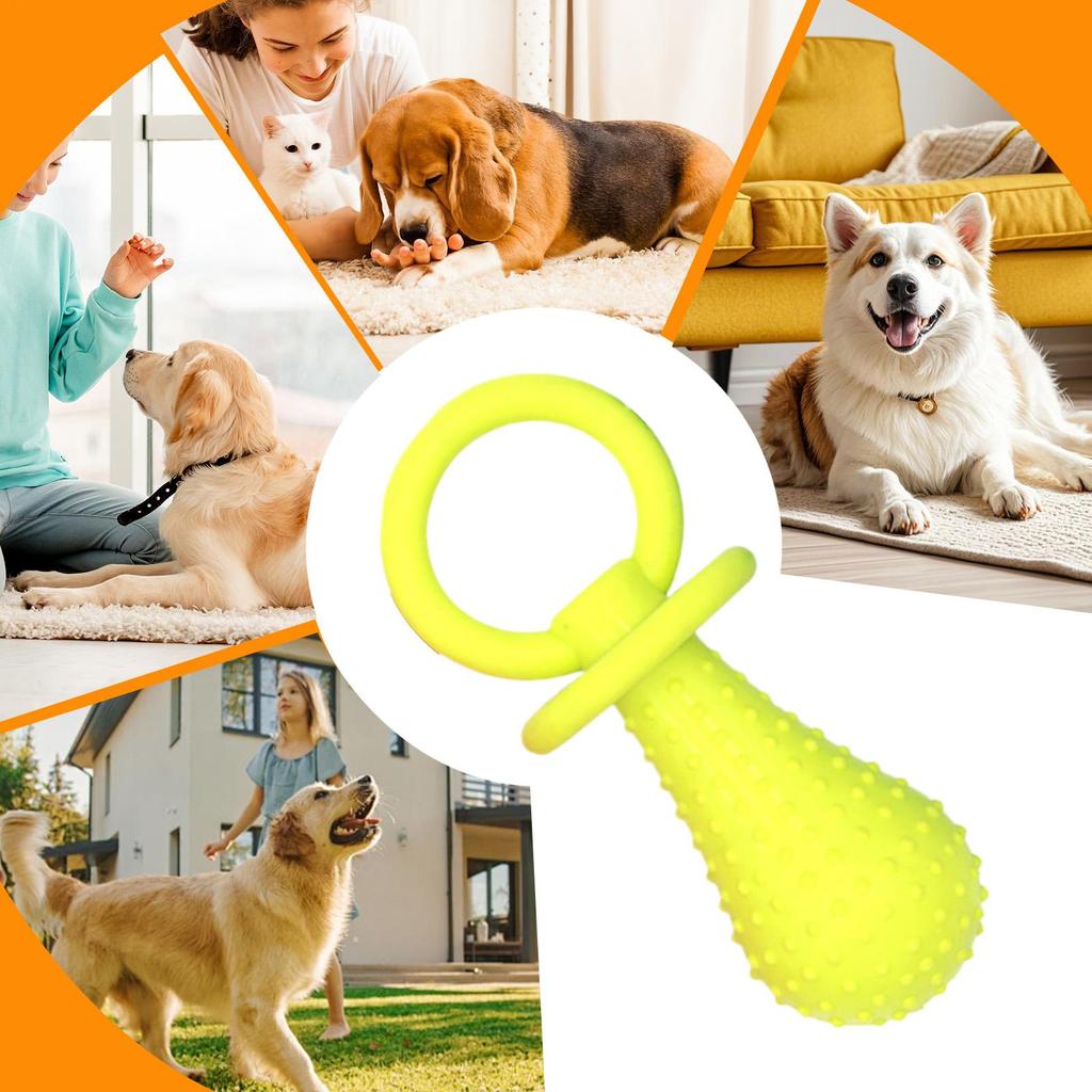Dog Chew Toy Puppy Teething Imitation Breastfeeding Safe Pet Molar Play Calming Teether For Travel Park Home Pet Supplies