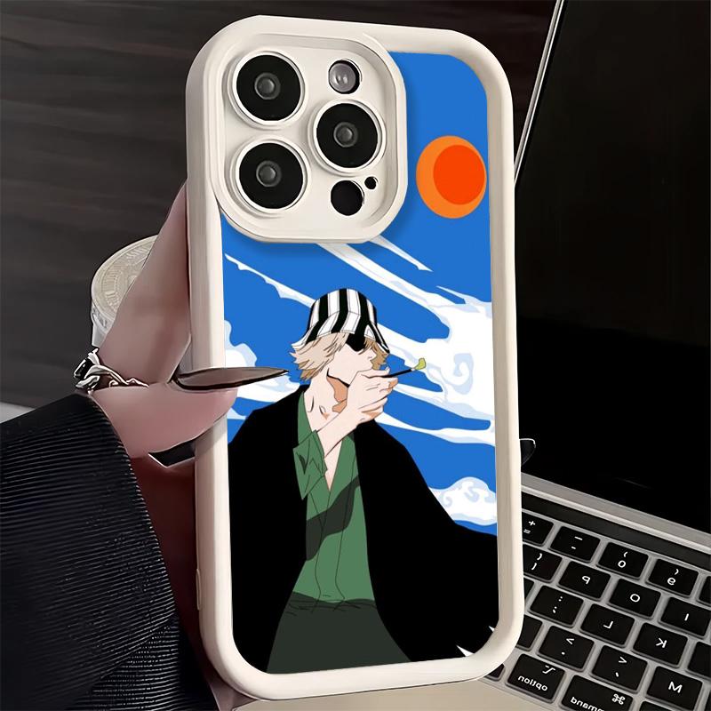 Phone Case for iPhone 17 Air 16E 15 16 Pro Max Bleach Kisuke Urahara Cover 14 Plus 13 12 Mini Soft Shell Silicone Fundas