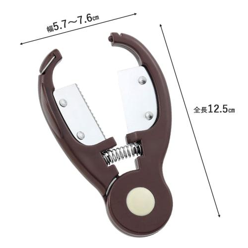 Shimomura Kihan Chestnut Peeler [Made In Japan] Peels Even the Astringent Skin, No Hand Pain, Non-slip, with Locking Function. Chestnut Peeler, Chestn