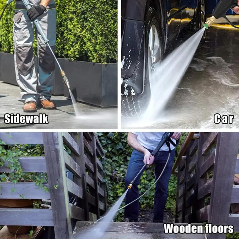 Mit 1/4 Schnellanschluss Edelstahl 3625 PSI Turbodüse für Hochdruckreiniger rotierend für Heiß- und Kaltwasser