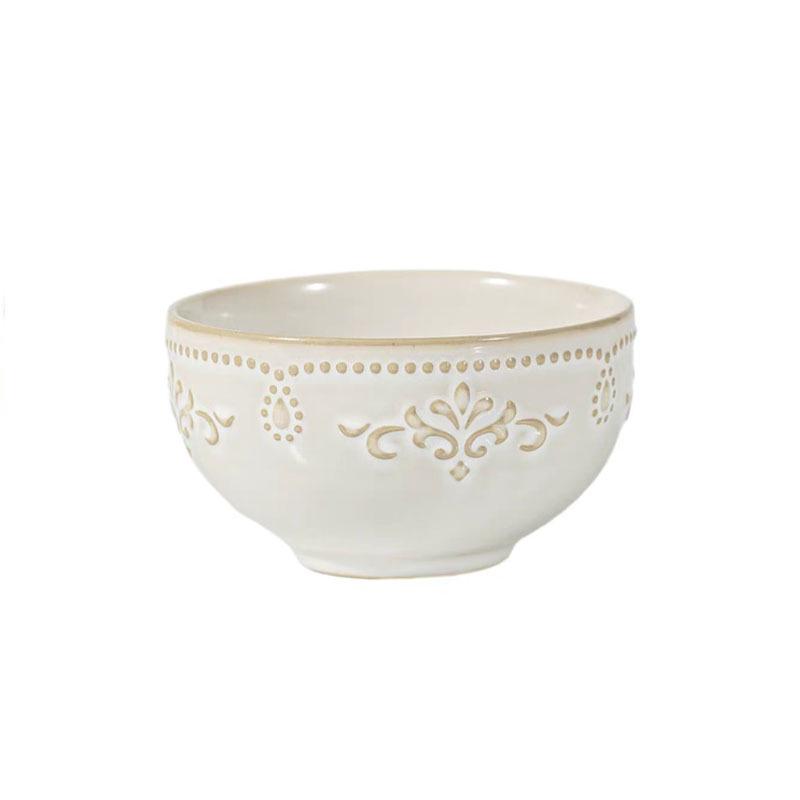 Retro Chinese High-Temperature Resistant Ceramic Bowl – Versatile for Rice, Noodles, Desserts, Soups