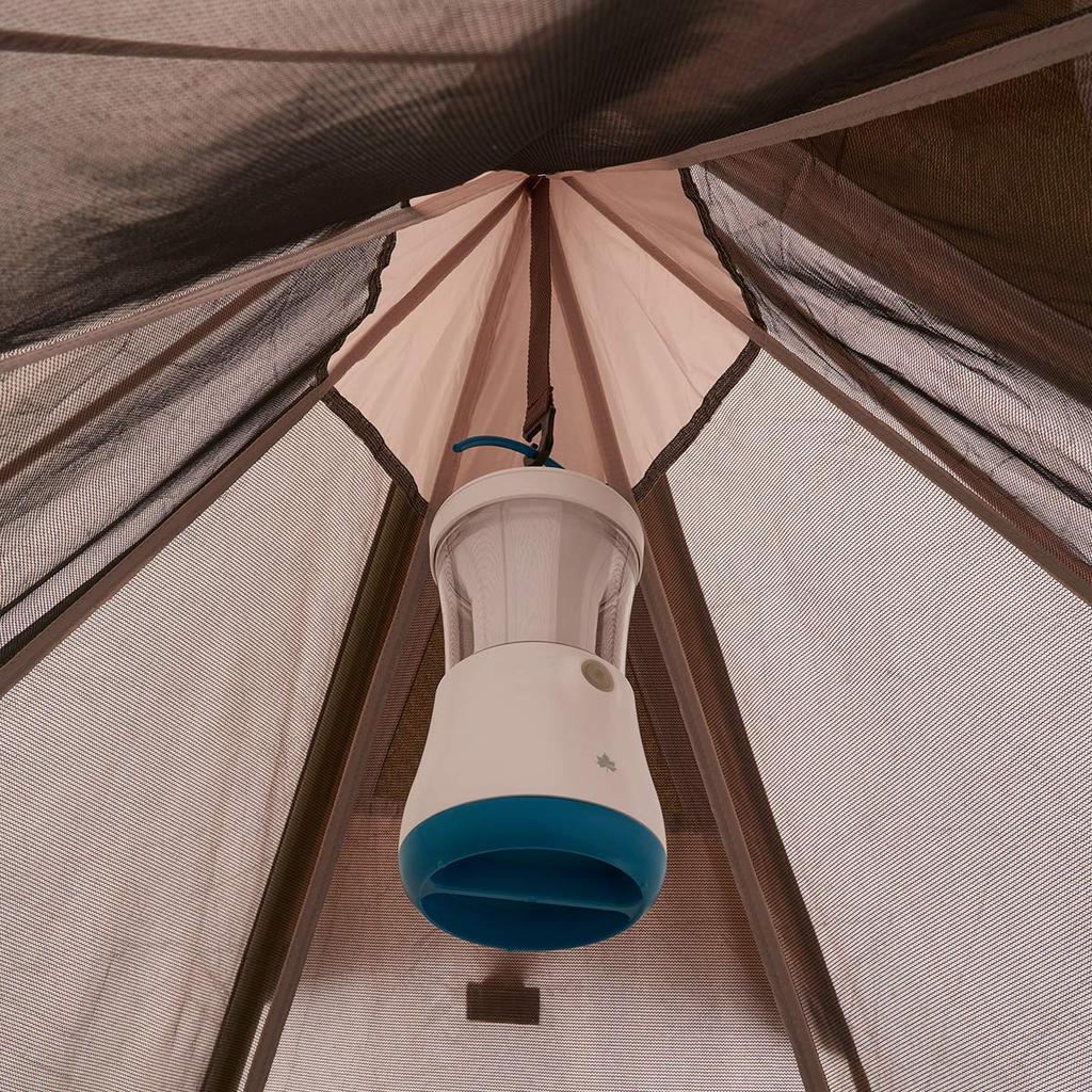 LOGOS Tradcanvas V-stolpe Tepee 400 71208009 Beige Tält Bredd 455 x Total Längd 400 x Höjd 230 cm Set-BB (ungefär.)