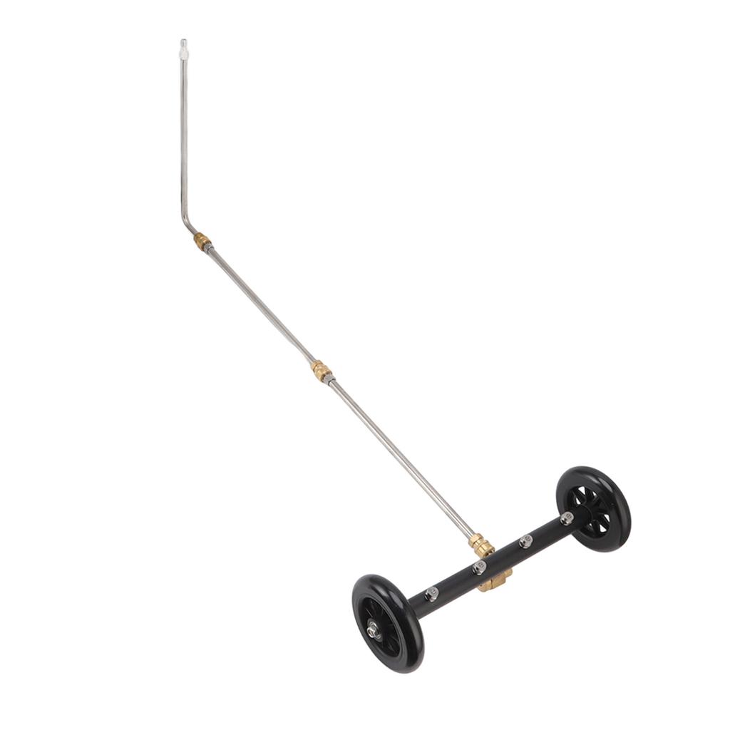 16in Under Car Washer Black with 1/4in Interface Undercarriage Cleaner Surface Cleaner for Cleaning