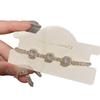 2025 Neues quadratisches Zirkonia-Armband: Elegante Luxus-Handkette für Damen