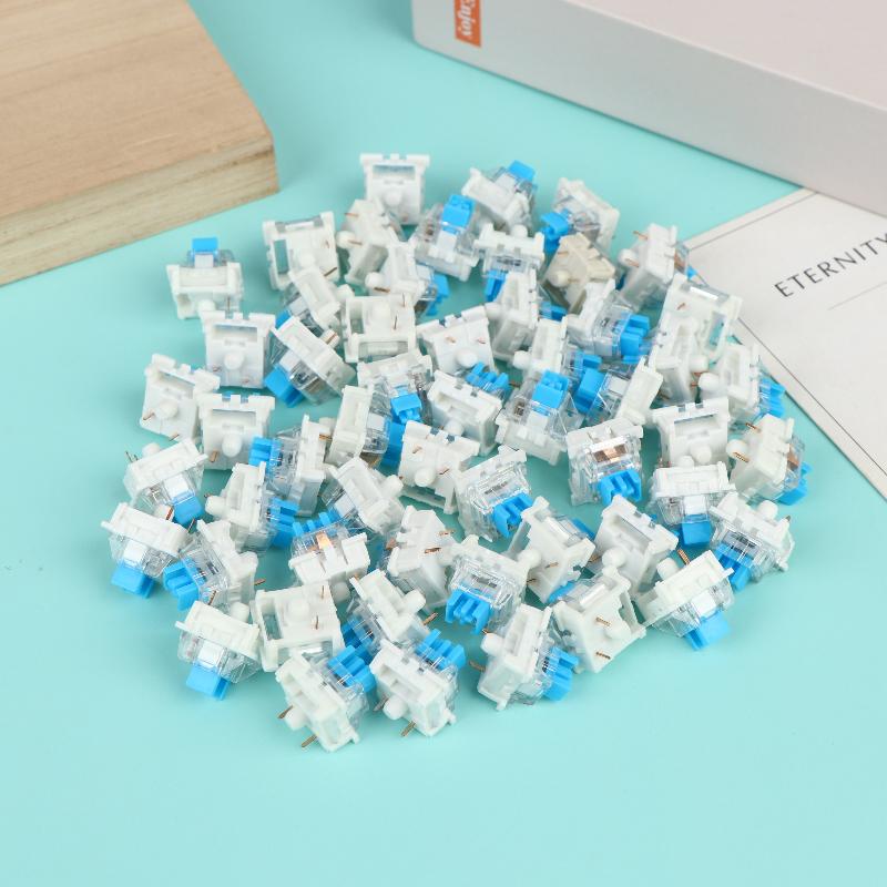 50Pcs Keyboard Switch Keyboard Clicker Key Replacement 3 Pin Tactile Switch Plastic For Electrical Equipment Tools