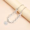 Star Pearls Chokers Necklace Sturdy Alloy Chain Delicate Adjustable Length Daily Accessory