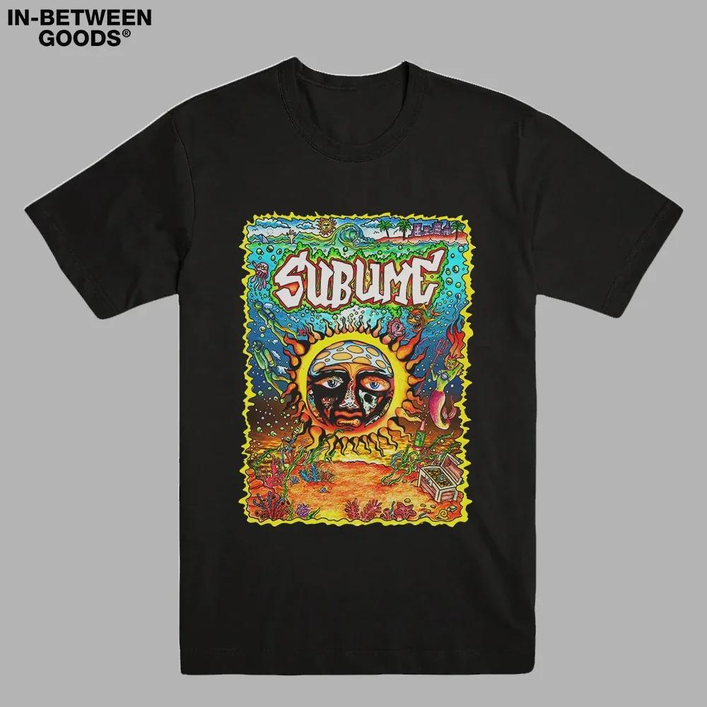 Pop Band SUBLIME T-Shirt Men's Summer Sweat-absorbing Breathable Top Cotton Crew Neck Short Sleeve Men's Clothing