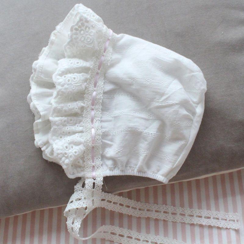 Summer Sweet Newborn Cap Child Wide Side Lace Lacing Hat Maternal and Child Princess Girls Hats