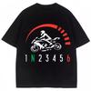 1N23456 Motorcycle Gear Shift Biker Motorbike Women Men Kids Camiseta Cheap Polyester Casual Funny Gifts Shrot Sleeve Camisetas