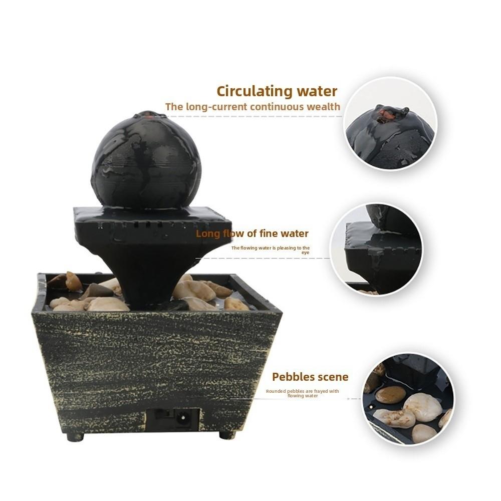 Battery/Plugged in Water Fountain ABS Waterfall Decoration  Home Decoration