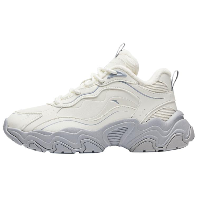ANTA Women s Xingfeng Retro Chunky Dad Shoes Off White Light Grey 122448986-2 36