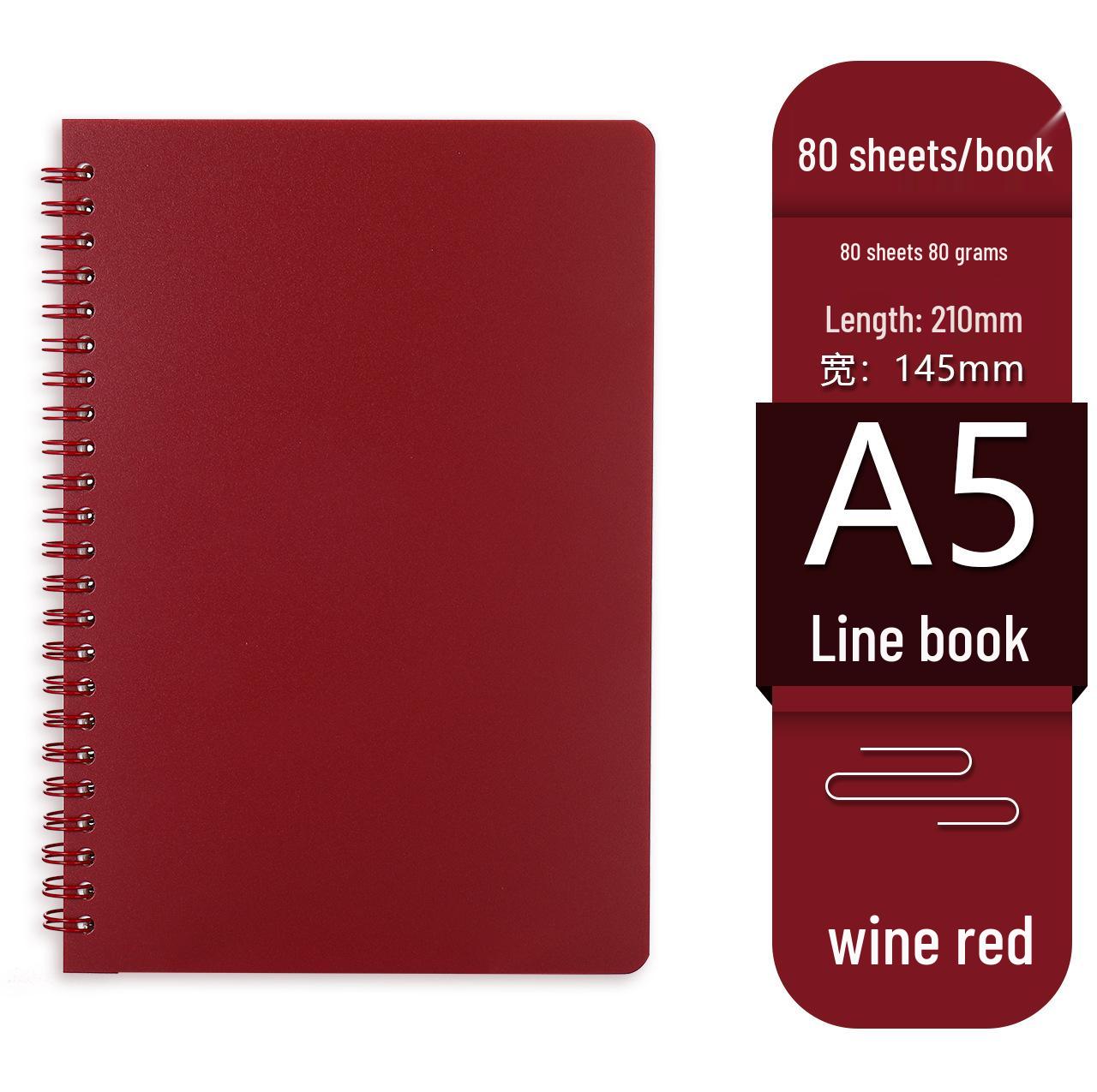 Minimalist A5 Student Exercise Notebook - Lined Paper A5