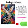 Handmade Colorful Peacock Pearl DIY Painting Creative Interior Wall Art Fine Gift For Household Home Space Beautification Masterpiece Wall Decor