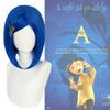 Coraline Den Hemmelige Dør Cosplay Paryk Med Højtemperatur Silke Til Rollespil Og Kostumefester