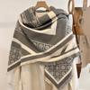 New Fashion Winter Cashmere Scarf Women Luxury Duplex Print Female Shawl Wrap Scarves Lady Thick Warm Blanket Echarpe Pashmina