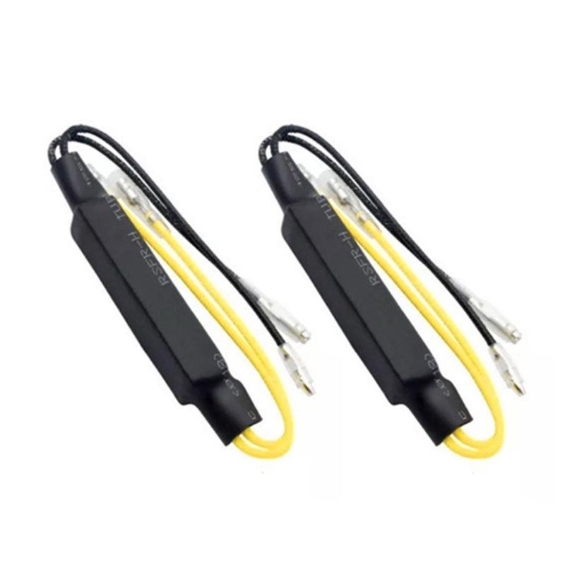 1Pair Cement Resistance Motorcycle Turn Signal Light Resistance Decoder 21W 12V LED Light Load Resistor Flasher