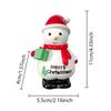Cute little snowman ornaments, Christmas decorations, add a festive atmosphere, and decorate the home environment