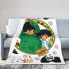 Ranma Akane Blankets Coral Fleece Plush Autumn/Winter Anime Multifunction Ultra-Soft Throw Blanket for Bed Outdoor Bedspread