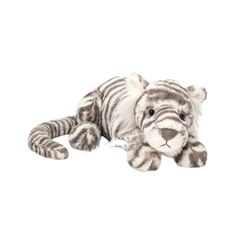 

JELLYCAT Jungle Animals Snow Tiger Soothing Doll Plush Doll 29cm/46cm/74cm Height 29