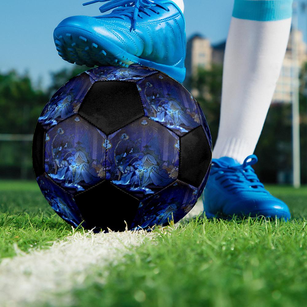 Shadow Milk Cookie Indoor Soccer Ball Colorful Machine Stitched PVC Size 5 Team Training Competition Ready Durable High-Bounce Cool Sports Gift