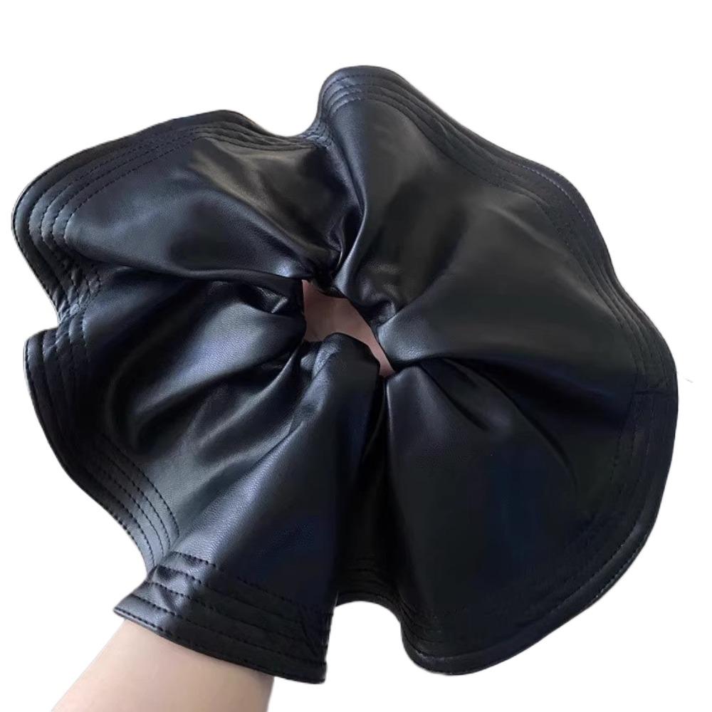 Bow Checkered Hair Clip French Style Oversized Hair Scrunchies Fashion Women Hair Ropes  Girls