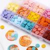 Sunflower Sealing Wax Granules In Transparent Box - Grid-Style Set with 10/15/24 Colors for Stamps