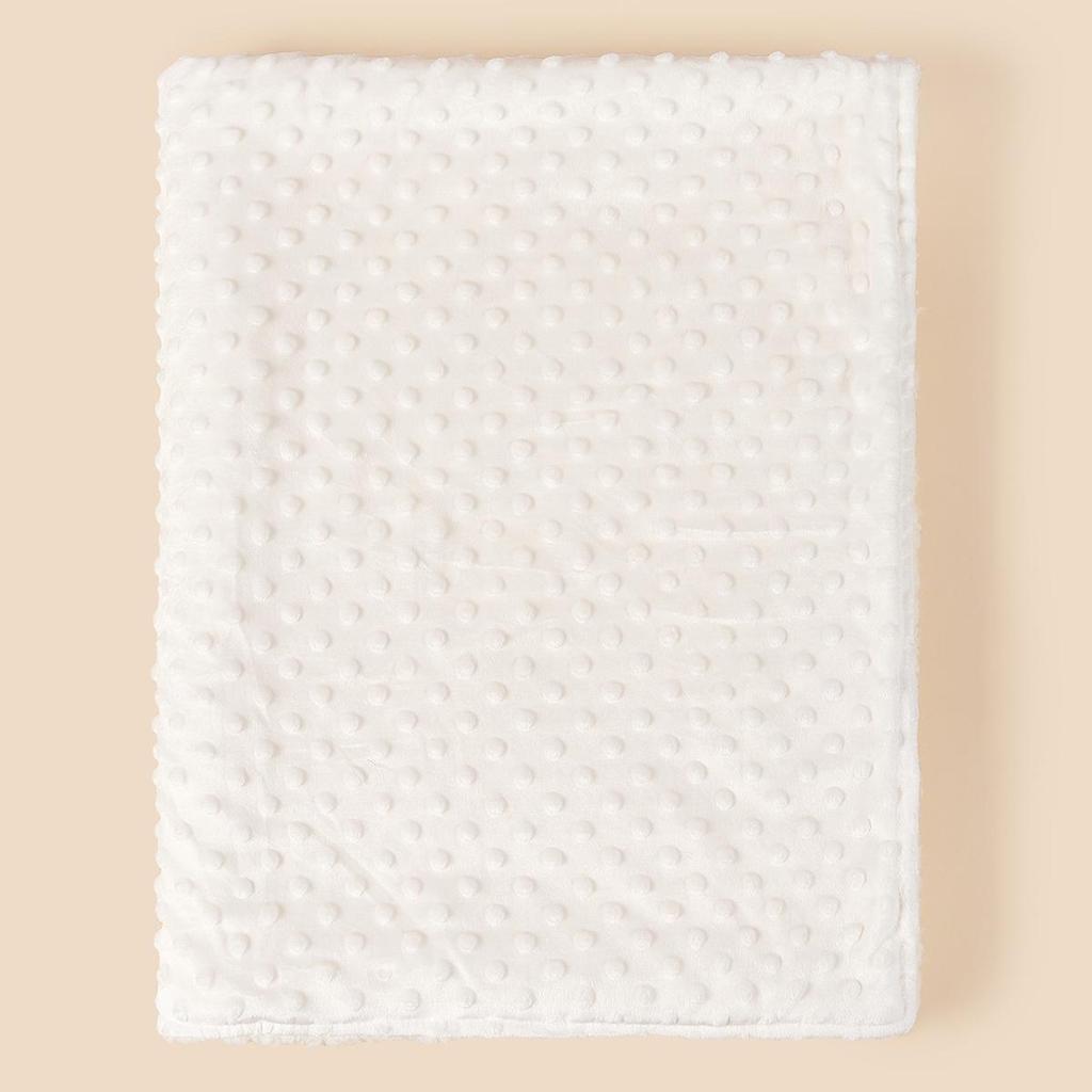 Spring & Autumn Velvet Lambswool Baby Swaddle Blanket - Double-Layer, Foldable & Thickened for Comfort and Warmth